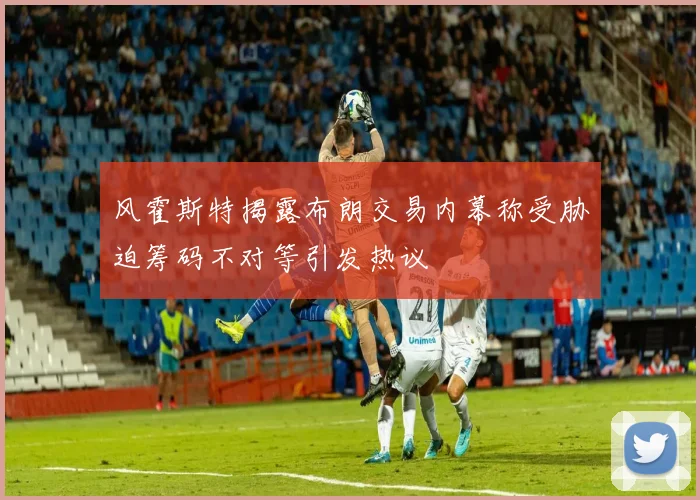 风霍斯特揭露布朗交易内幕称受胁迫筹码不对等引发热议